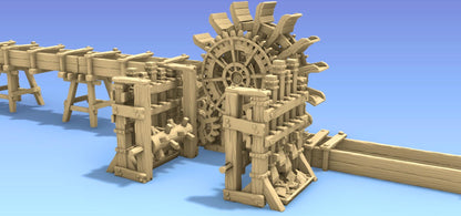 Iron Works by GameScape3D - 3D Printed Tabletop Terrain, Perfect for Wargames, Role playing games, Tabletop games