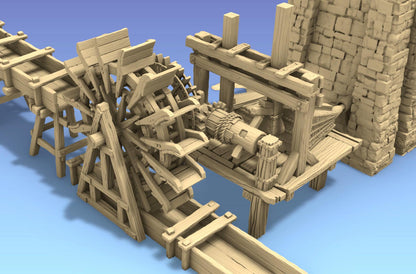 Iron Works by GameScape3D - 3D Printed Tabletop Terrain, Perfect for Wargames, Role playing games, Tabletop games