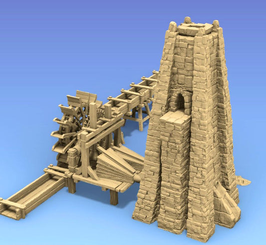 Iron Works by GameScape3D - 3D Printed Tabletop Terrain, Perfect for Wargames, Role playing games, Tabletop games