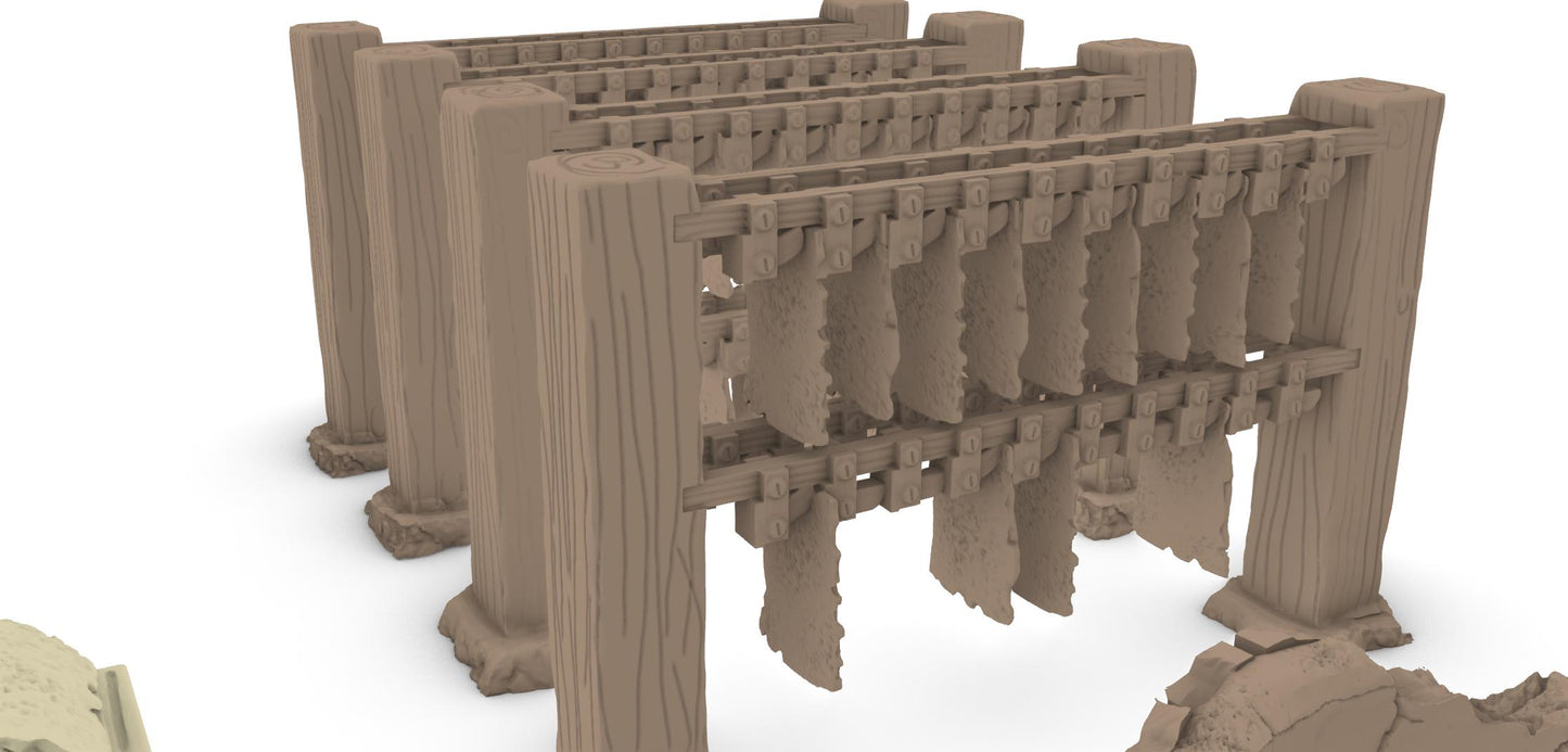 Paper Mill Scatter Terrain by GameScape3D - 3D Printed Tabletop Terrain, Perfect for Wargames, Role playing games, Tabletop games