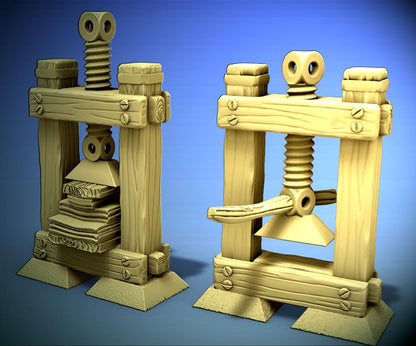 Paper Mill Scatter Terrain by GameScape3D - 3D Printed Tabletop Terrain, Perfect for Wargames, Role playing games, Tabletop games