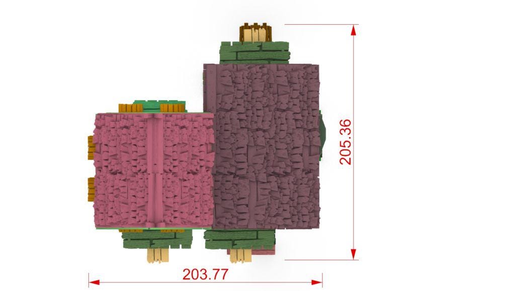Large TownHome by GameScape3D - 3D Printed Tabletop Terrain, Perfect for Wargames, Board Games, RPGs