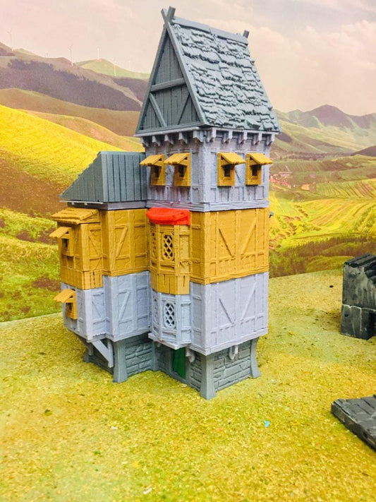 Large TownHome by GameScape3D - 3D Printed Tabletop Terrain, Perfect for Wargames, Board Games, RPGs