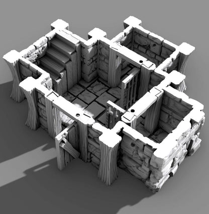 Town Watch by GameScape3D - 3D Printed Tabletop Terrain, Perfect for Wargames, Board Games, RPGs