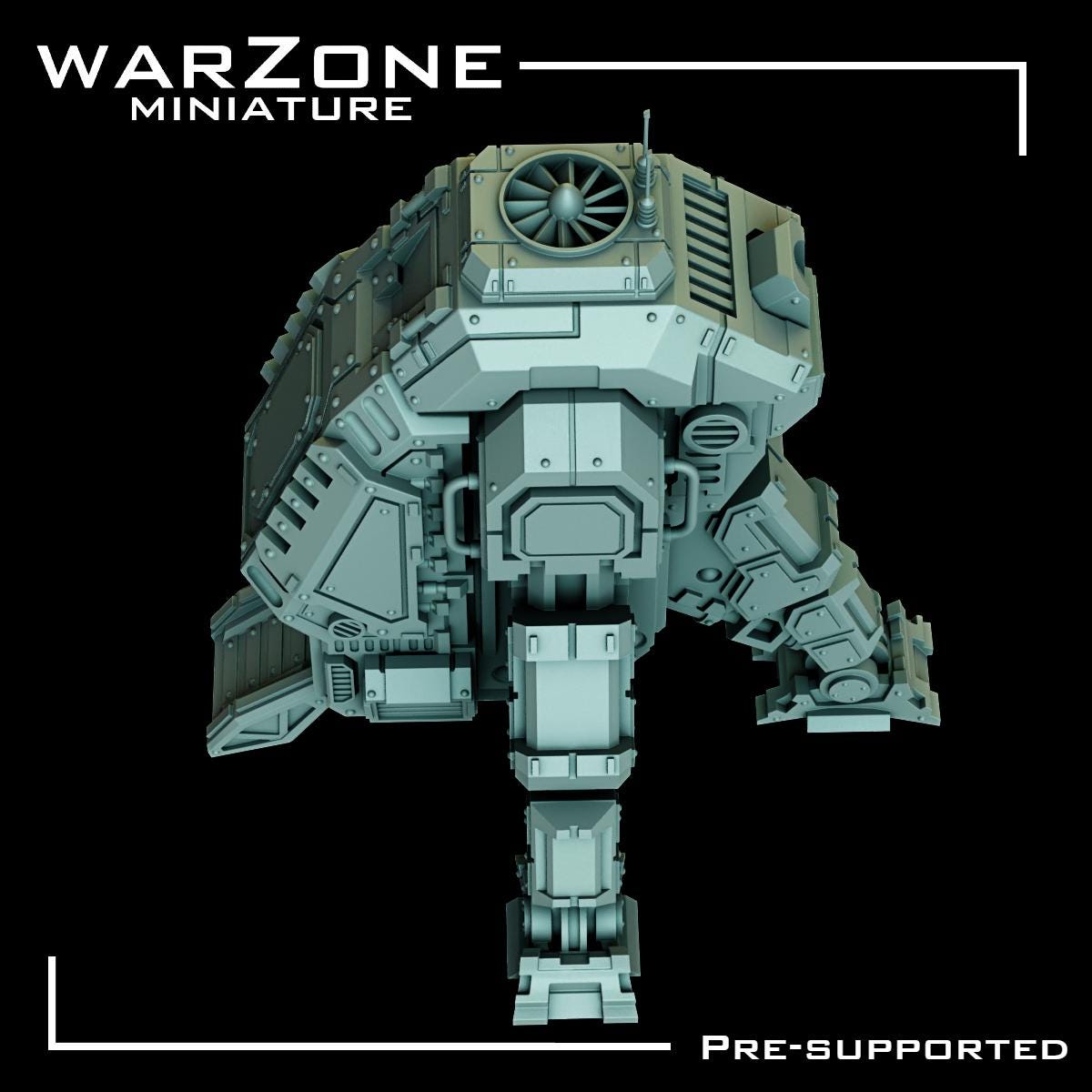 Capsule Vehicle / capsule Gravlock Insertion Pod, High-Tech Lander Sculpted by WarZone Miniature, Scaled for Sci-Fi Miniature Wargames