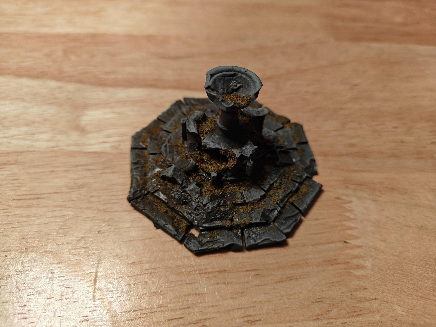 Damaged Fountains Scatter Terrain by GameScape3D - 3D Printed Tabletop Terrain, Perfect for Wargames, Role playing games, Tabletop games