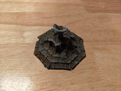 Damaged Fountains Scatter Terrain by GameScape3D - 3D Printed Tabletop Terrain, Perfect for Wargames, Role playing games, Tabletop games