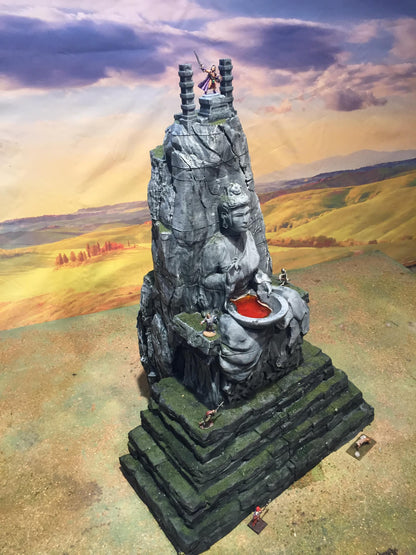 Buddha with 7 layer Dungeon - 3D Printed Tabletop Terrain, Perfect for Wargames, Role Playing Games, Tabletop Games