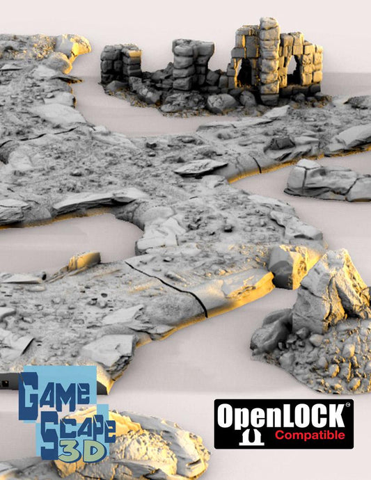 Highland Road - 3D Printed Tabletop Terrain, Perfect for Wargames, Board Games, Role Playing Games