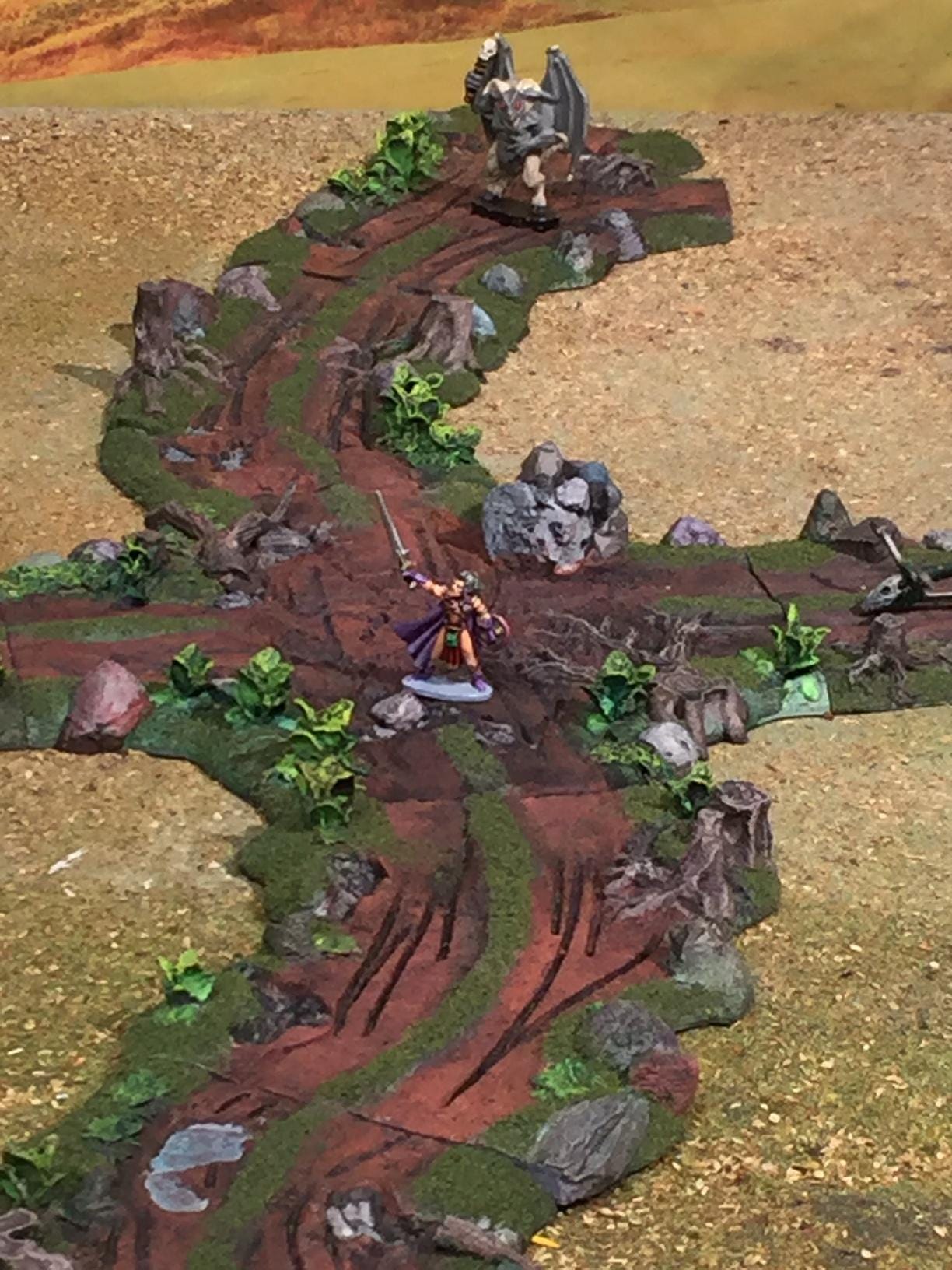 LowLand Road - 3D Printed Tabletop Terrain, Perfect for Wargames, Board Games, Role Playing Games