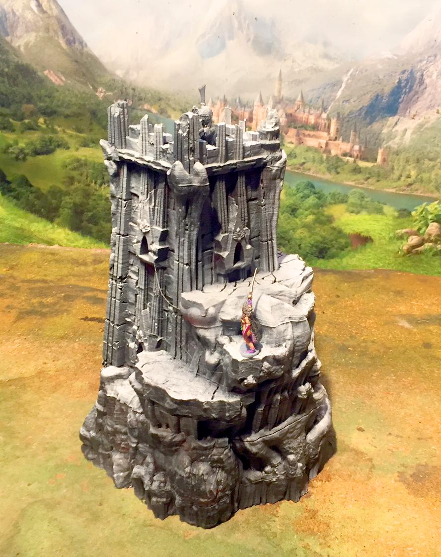 Dark Elf Tower Ruins by GameScape3D - 3D Printed Tabletop Terrain, Perfect for Wargames, Board Games, RPGs