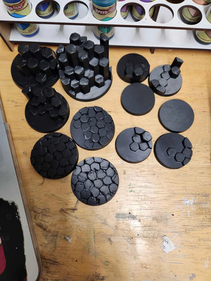 Rock / Basalt rocks basing bits, Grimdark Conversion Parts and Basing Materials Sculpted by WarZone Miniature