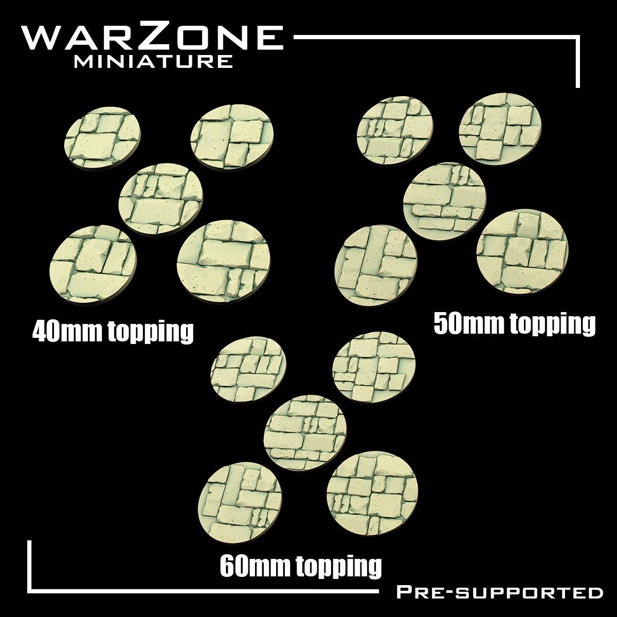 Cemetery / cemetery Graveyard Basing Bits, Grimdark Conversion Parts and Basing Materials Sculpted by WarZone Miniature