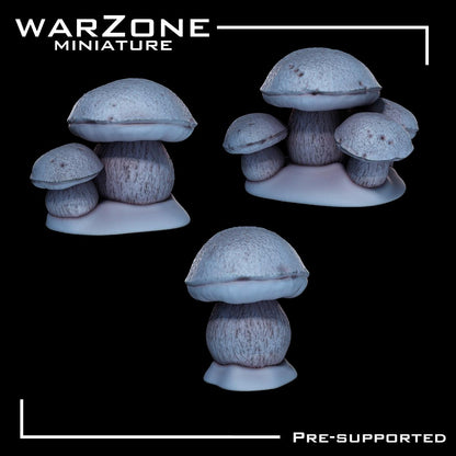 Mushroom / Mushrooms Basing Bits, Grimdark Conversion Parts and Basing Materials Sculpted by WarZone Miniature