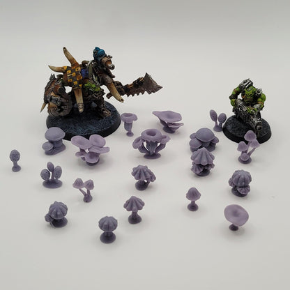Mushroom / Mushrooms Basing Bits, Grimdark Conversion Parts and Basing Materials Sculpted by WarZone Miniature