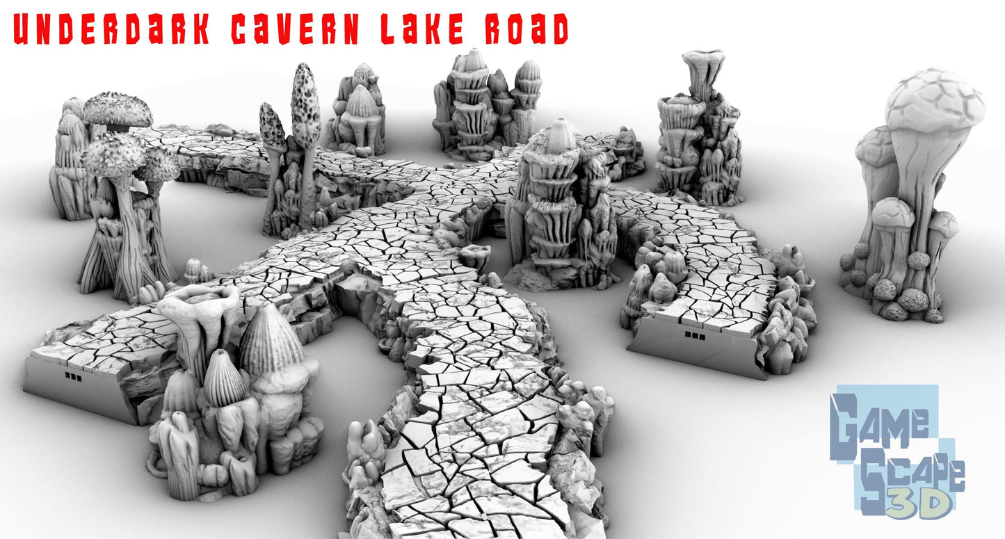 Underdark Road - 3D Printed Tabletop Terrain, Perfect for Wargames, Board Games, Role Playing Games