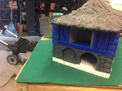 Warehouse With Inventory by GameScape3D - 3D Printed Tabletop Terrain, Perfect for Wargames, Board Games, RPGs