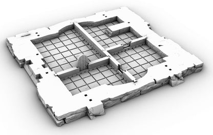 Evil Temple by GameScape3D - 3D Printed Tabletop Terrain, Perfect for Wargames, Board Games, RPGs