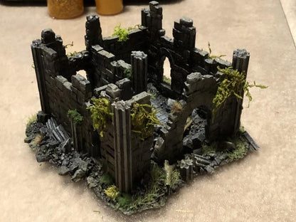 Ruins Pack II Terrain by GameScape3D - 3D Printed Tabletop Terrain, Perfect for Wargames, Role playing games, Tabletop games
