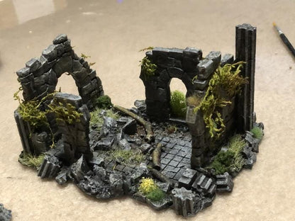 Ruins Pack II Terrain by GameScape3D - 3D Printed Tabletop Terrain, Perfect for Wargames, Role playing games, Tabletop games