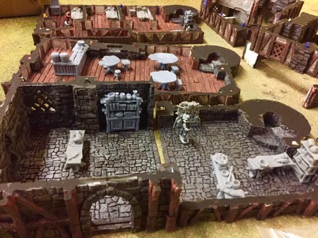 Primitive Furniture Set 1 by GameScape3D - 3D Printed Tabletop Terrain, Perfect for Wargames, Board Games, RPGs