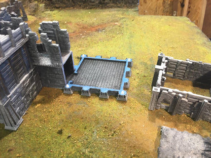 Ruins and Bandit Hideout by GameScape3D - 3D Printed Tabletop Terrain, Perfect for Wargames, Board Games, RPGs