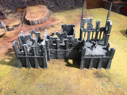 Ruins and Bandit Hideout by GameScape3D - 3D Printed Tabletop Terrain, Perfect for Wargames, Board Games, RPGs