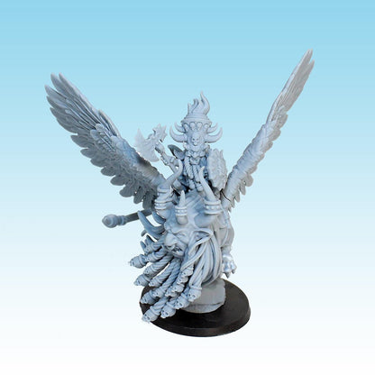 Lammasu Dark Dwarf, Fantasy Skirmish Miniatures by MoM Miniatures, perfect for Fantasy Wargames and RPGs