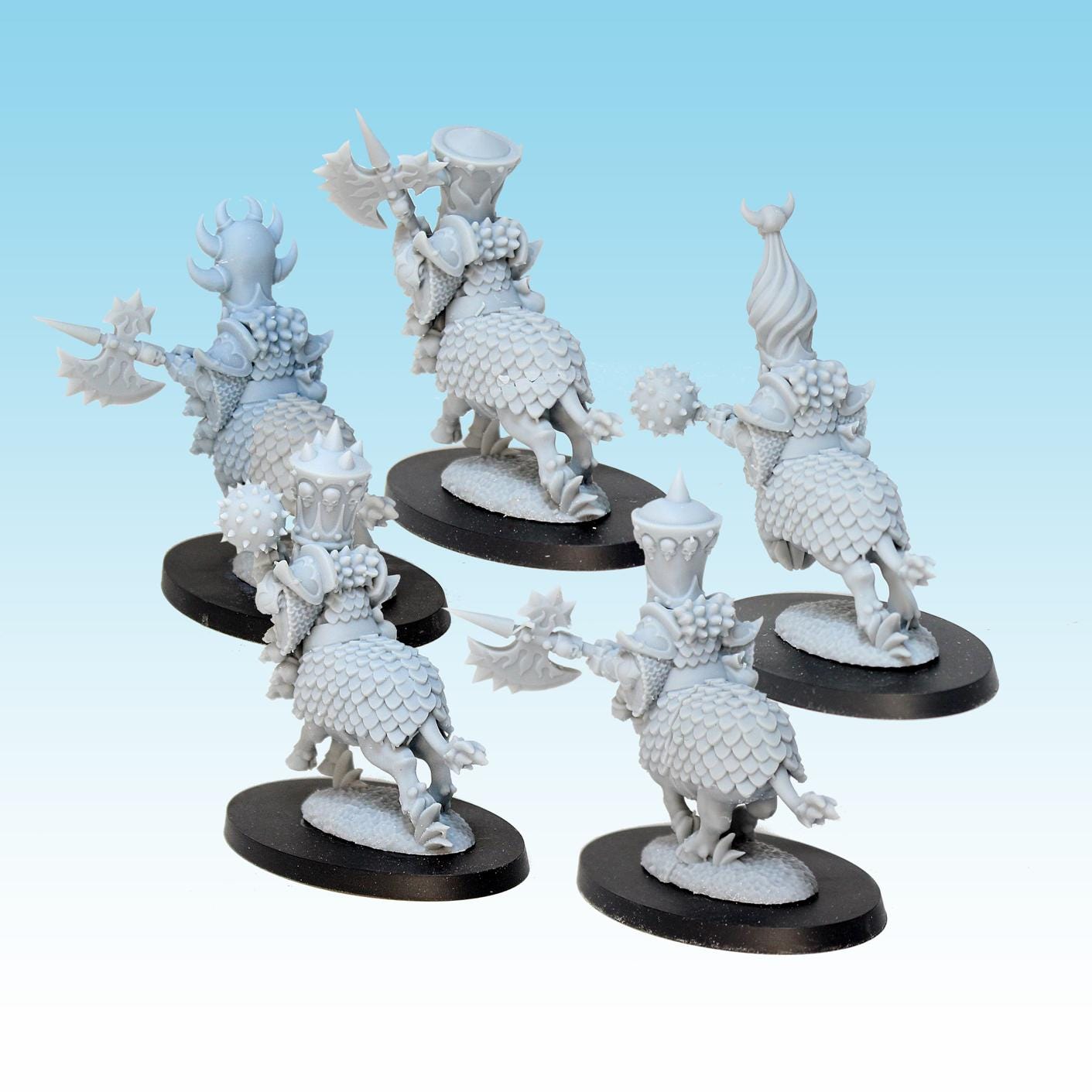 Infernal Dwarf Centaurs, Fantasy Skirmish Miniatures by MoM Miniatures, perfect for Fantasy Wargames and RPGs