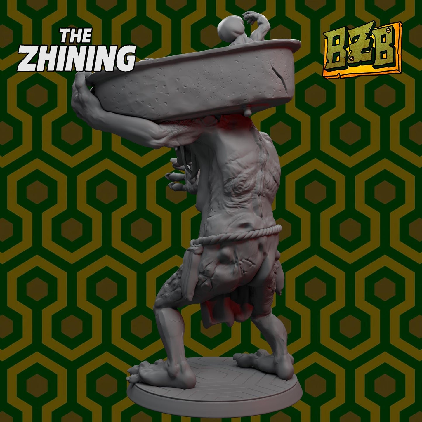 Troll Room 237, The Zhining, Movie-inspired Orkish Menace Sculpted by Big Zkreen Boyz, Grimdark Compatible, Scaled for Sci-Fi Wargames