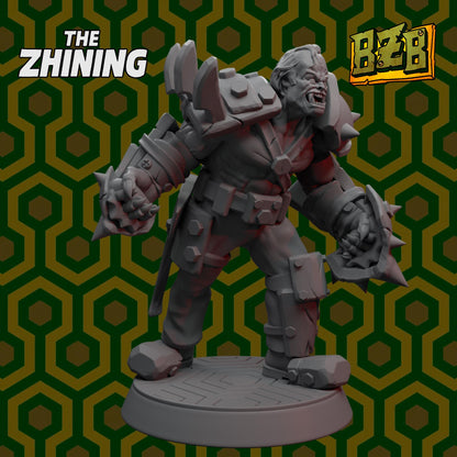 Ork Torrance Armored, The Zhining, Movie-inspired Orkish Menace Sculpted by Big Zkreen Boyz, Grimdark Compatible, Scaled for Sci-Fi Wargames