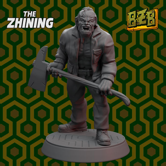 Ork Torrance, The Zhining, Movie-inspired Orkish Menace Sculpted by Big Zkreen Boyz, Grimdark Compatible, Scaled for Sci-Fi Wargames