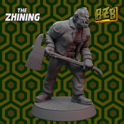 Ork Torrance, The Zhining, Movie-inspired Orkish Menace Sculpted by Big Zkreen Boyz, Grimdark Compatible, Scaled for Sci-Fi Wargames