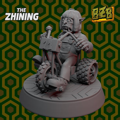 Danny Tricycle, The Zhining, Movie-inspired Orkish Menace Sculpted by Big Zkreen Boyz, Grimdark Compatible, Scaled for Sci-Fi Wargames