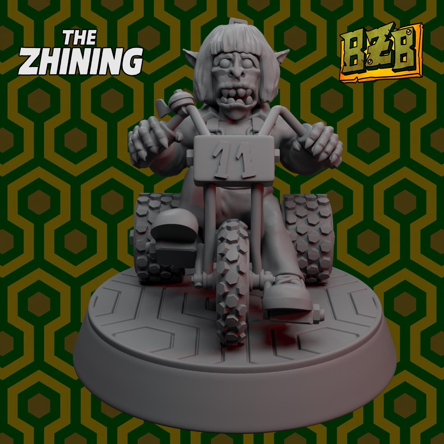 Danny Tricycle, The Zhining, Movie-inspired Orkish Menace Sculpted by Big Zkreen Boyz, Grimdark Compatible, Scaled for Sci-Fi Wargames