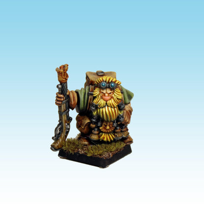 Dwarf Engineer, Fantasy Skirmish Miniatures by MoM Miniatures, perfect for Fantasy Wargames and RPGs