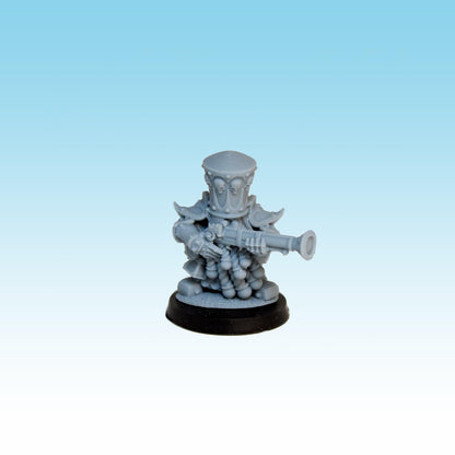 Infernal Dwarf Arquebusiers, Fantasy Skirmish Miniatures by MoM Miniatures, perfect for Fantasy Wargames and RPGs