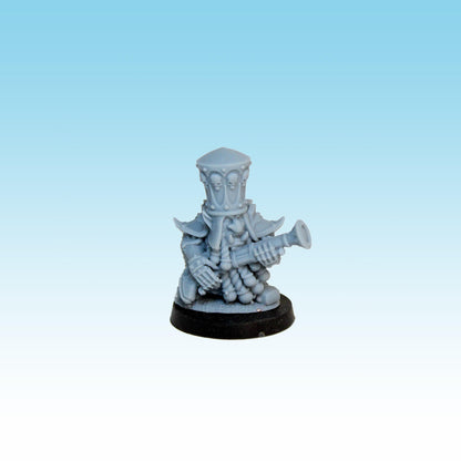 Infernal Dwarf Arquebusiers, Fantasy Skirmish Miniatures by MoM Miniatures, perfect for Fantasy Wargames and RPGs