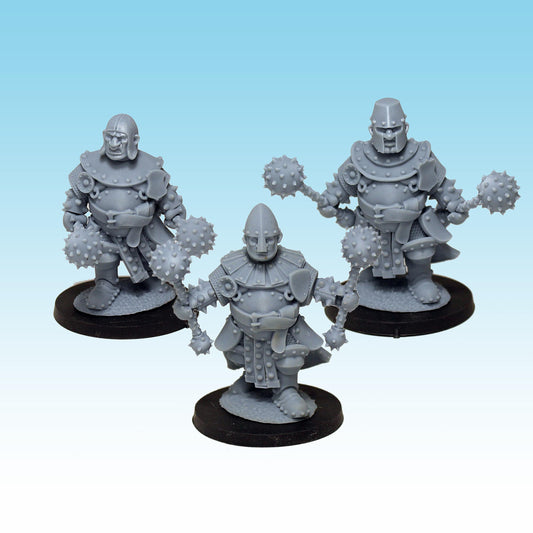 Medieval Ogres, Fantasy Skirmish Miniatures by MoM Miniatures, perfect for Fantasy Wargames and RPGs