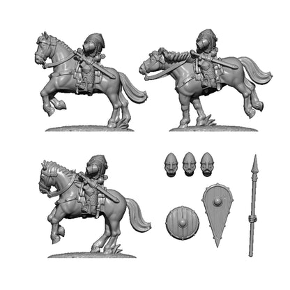 Cavalry of the Cross, Fantasy Skirmish Miniatures by MoM Miniatures, perfect for Fantasy Wargames and RPGs