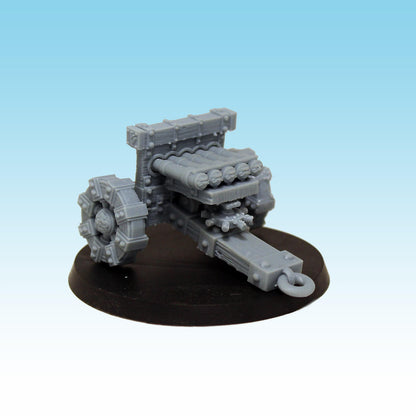 Dwarf Organ Cannon, Fantasy Skirmish Miniatures by MoM Miniatures, perfect for Fantasy Wargames and RPGs