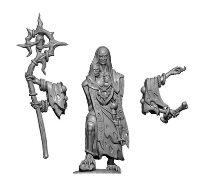 Shaman of Chaos, Fantasy Skirmish Miniatures by MoM Miniatures, perfect for Fantasy Wargames and RPGs