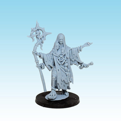 Shaman of Chaos, Fantasy Skirmish Miniatures by MoM Miniatures, perfect for Fantasy Wargames and RPGs