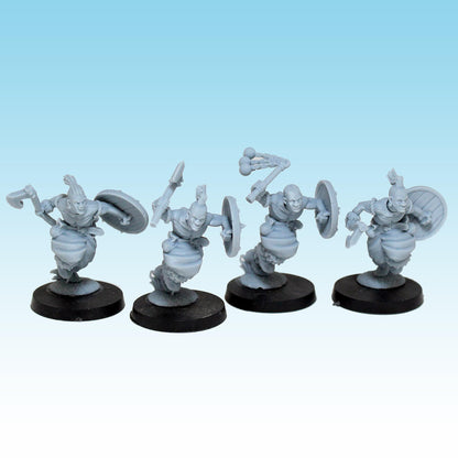 Barbarian Levies, Fantasy Skirmish Miniatures by MoM Miniatures, perfect for Fantasy Wargames and RPGs