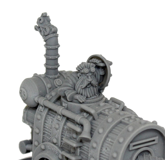 Dwarf Tank, Fantasy Skirmish Miniatures by MoM Miniatures, perfect for Fantasy Wargames and RPGs