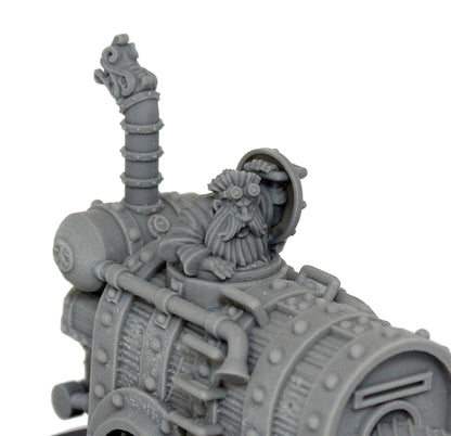 Dwarf Tank, Fantasy Skirmish Miniatures by MoM Miniatures, perfect for Fantasy Wargames and RPGs