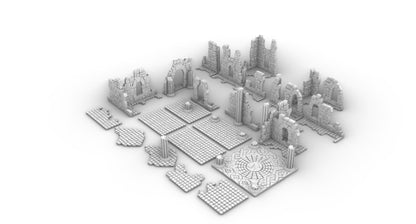Scatter Ruins and Watch Post by GameScape3D - 3D Printed Tabletop Terrain, Perfect for Wargames, Role playing games, Tabletop games