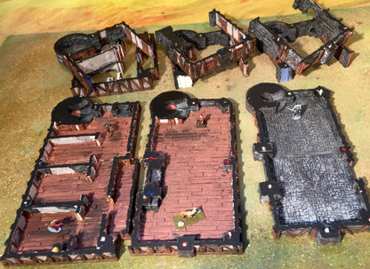 Large 3 Story Inn by GameScape3D - 3D Printed Tabletop Terrain, Perfect for Wargames, Board Games, RPGs
