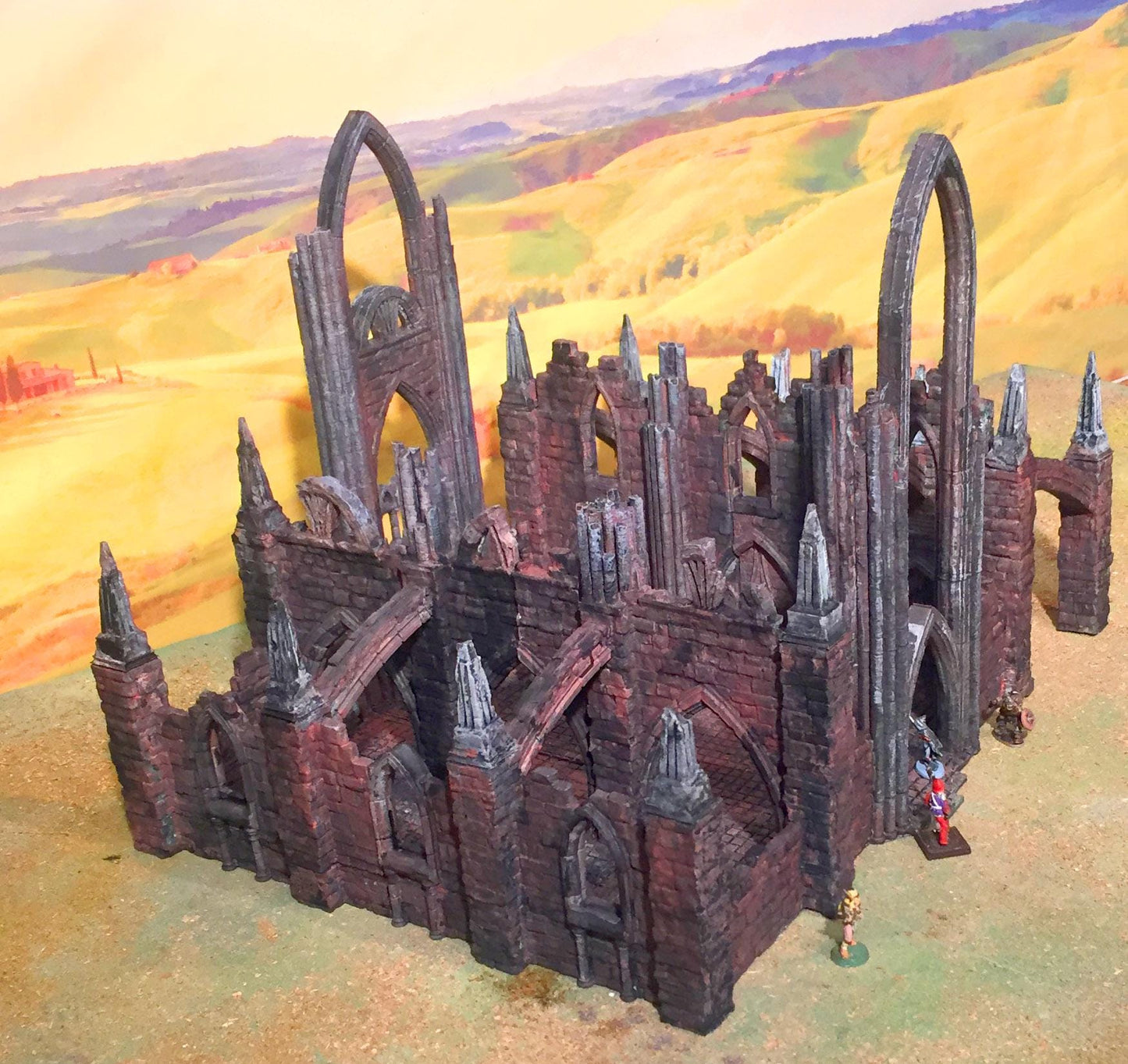 Ruined Abbey by GameScape3D - 3D Printed Tabletop Terrain, Perfect for Wargames