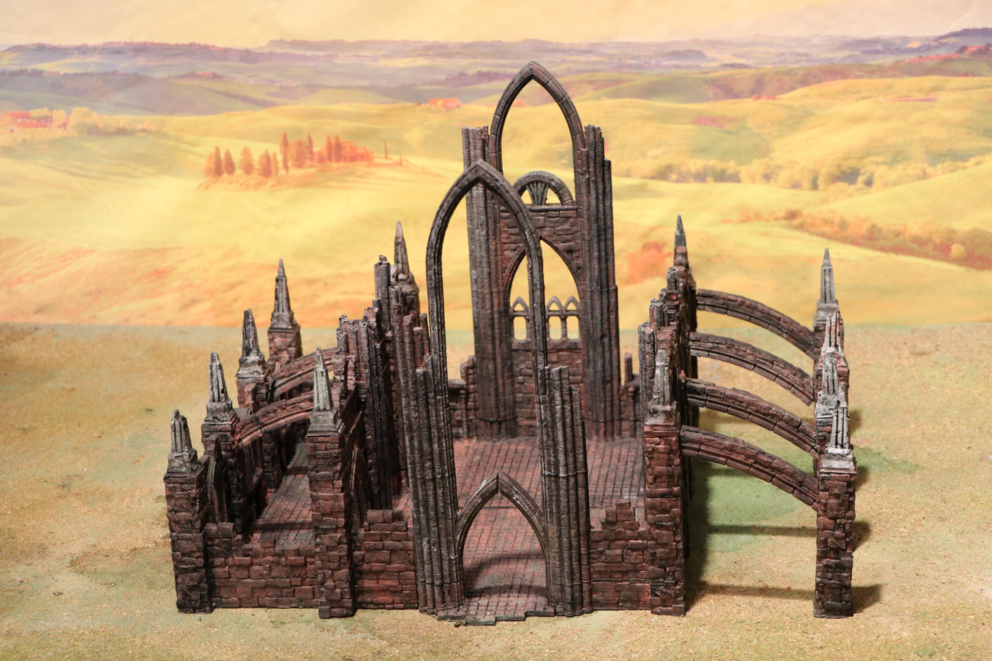 Ruined Abbey by GameScape3D - 3D Printed Tabletop Terrain, Perfect for Wargames